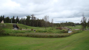 Water Fall on Golf Course